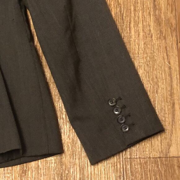Ann Taylor Brown Wool Tweed Suit Jacket Blazer Size 8 - Picture 8 of 12